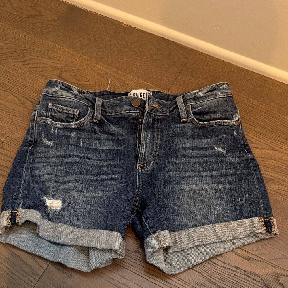 PAIGE blue jean shorts